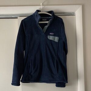Patagonia Deep Blue Fleece Jacket Size Large